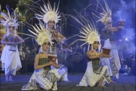 Suasana pembukaan Denpasar Festival 2022