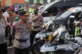 Kapolda Lampung pimpin apel gelar pasukan pengaman Ops Lilin Krakatau 2022