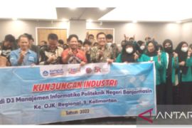 Poliban kunjungi OJK-Duta TV untuk perluas wawasan mahasiswa terhadap industri