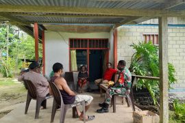 Koramil Biak Timur-Bamuskam berkoordinasi bahas keamanan