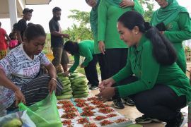 Persit Biak Numfor bantu tingkatkan omzet penjualan mama-mama Papua