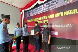 Lapas Narkotika Samarinda beri remisi natal kepada  46 narapidana