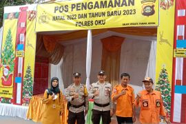 Arus kendaraan di jalan lintas tengah Sumatera Kabupaten OKU normal