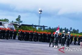 Danlanud Biak lepas Satgas Kopasgat TNI AU pengamanan bandara rawan di Papua