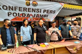 Polda Jambi ungkap komplotan geng motor sadis pelaku pembacokan