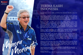 Presiden Direktur Yamaha Indonesia Minoru Morimoto kembali ke Jepang