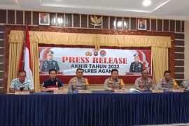 Polres Agam ungkap 90 kasus kriminal selama 2022