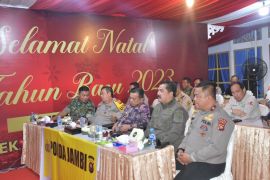 Polda Jambi memastikan kamtibmas kondusif saat perayaan tahun baru