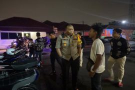 Puluhan motor knalpot "brong" malam tahun baru diamankan polisi