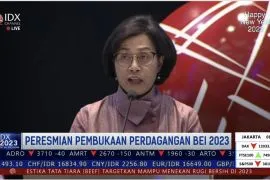 Kata Sri Mulyani, Kinerja pasar modal bekal bagus masuki 2023