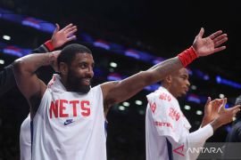 Nets hancurkan Spurs 139-103 demi kantongi 12 kemenangan beruntun