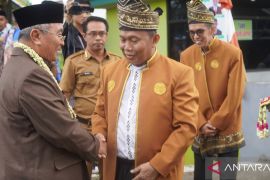 Kemenag HSS peringati HAB dengan pakaian adat tradisional