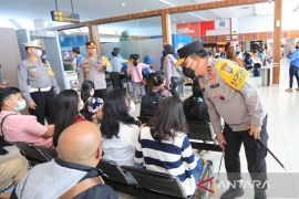 Kapolda Sumut pantau arus lalu lintas di Taput pastikan berjalan aman