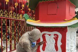 Menyambut Imlek Vihara di Pontianak berbenah