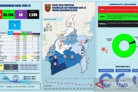 Pasien COVID-19 di Kalsel tersisa di lima kabupaten dan kota