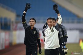 Skuad "Garuda" tertinggal 0-1 dari Vietnam babak pertama