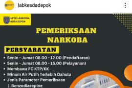Labkesda Depok buka pelayanan laboratorium paket pemeriksaan narkoba