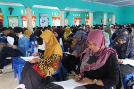 KPU Banyumas gelar ujian tertulis bagi 3.292 calon PPSPemilu 2024