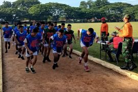 56 Casis Tamtama PK Gelombang I Lanud ZAM ikuti tes kesamaptaan jasmani