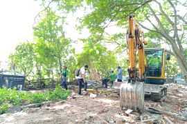 DLH Mataram menata ulang hutan kota di Taman Udayana