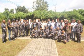 Danlanudal Manado meminta dukungan pers dalam pemberitaan kegiatan