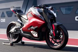 Ultraviolette pamerkan motor balap F99 di Auto Expo 2023