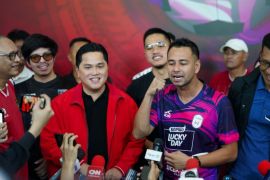 Raffi Ahmad dan Atta Halilintar dukung Erick Thohir maju jadi calon Ketum PSSI