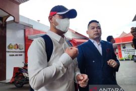 Ferry Irawan jalani pemeriksaan sebagai tersangka kasus KDRT di Polda Jatim