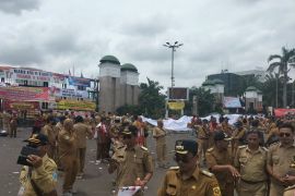 Ratusan kades tuntut perpanjangan jabatan jadi sembilan tahun