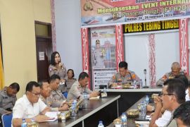 Wakapolres Tebing Tinggi pimpin rakor sukseskan F1 Power Boat