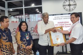 RSUD Ade M.Djoen Sintang terima predikat paripurna dari LAFKI Jakarta