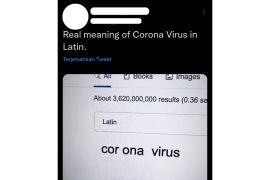 Hoaks! Arti coronavirus adalah serangan jantung