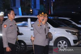 Polresta Banjarmasin patroli skala besar jaga keamanan malam Imlek