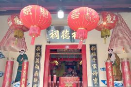 Pengurus kelenteng di Belitung tiadakan hiburan di perayaan Imlek 2574