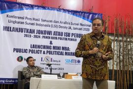 Survei LSI Denny JA: Tiga parpol berpeluang menangi Pemilu 2024