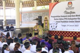 Bupati Klungkung minta PPS bekerja maksimal untuk pemilu berkualitas