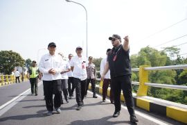 Bupati Kediri  resmikan dua jembatan di Kabupaten Kediri