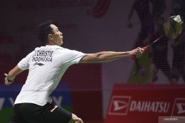 Jonatan Christie singkirkan Vito lewat permainan dominan pada babak 16 besar Indonesia Masters 2023