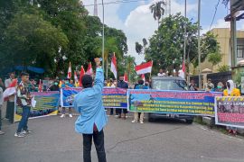 Puluhan pemuda minta polisi tumpas mafia tanah di Siak