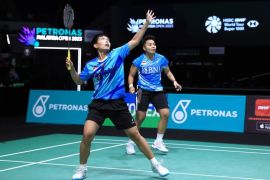 Pasangan ganda putri Apriyani/Fadia melangkah ke perempat final Indonesia Masters 2023