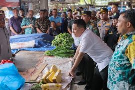 Tindak lanjut arahan Presiden terkait Inflasi, Pj Gubernur Aceh tinjau Pasar Lambaro