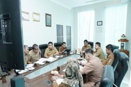 Pj.Wali Kota Tebing Tinggi Ikut virtual rapat kinerja penjabat kepala daerah