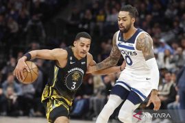 NBA: Timberwolves menang 119-114 atas Warriors