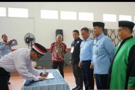 Napi terorisme Lapas Kelas I Palembang ikrar setia  NKRI