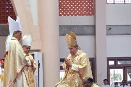 Dubes Vatikan tahbiskan Yanuarius You sebagai Uskup Jayapura