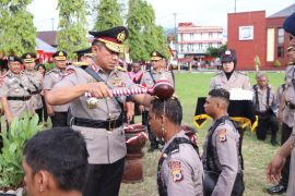 114 siswa ikut Diktuba Polri di SPN Polda Maluku