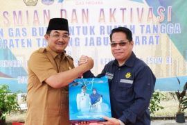 3.405 rumah warga Tanjungjabung Barat terpasang jaringan gas rumah tangga