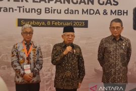 Di Surabaya, Wapres sampaikan pesan tentang pemanfaatan migas di era transisi energi
