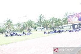 90 petugas damkar BPBD Aceh Tamiang digembleng disiplin militer