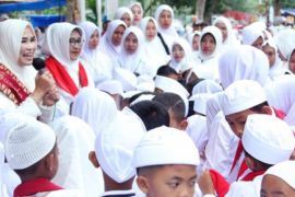 Ribuan anak usia dini di Kecamatan Tanjungbintang ikuti simulasi manasik haji